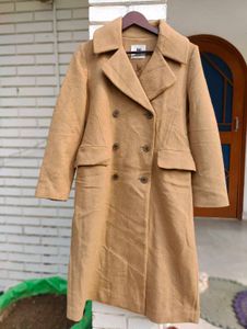 Elegant Winter heavy Tan Trench Coat