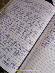 Hand Written Notes Of Class 9th English Both Books