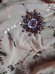 Hand Stone Work Duppatta