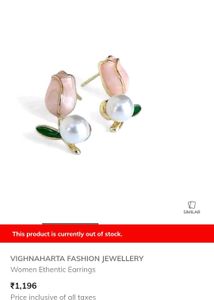 New Tulip- Pearl Earring