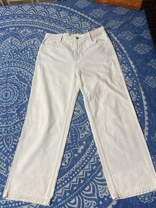 White Wide Leg Jeans