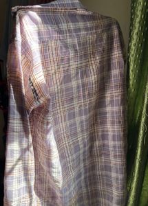 Purple Plaid Button-Down