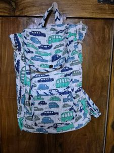 New Handblock Quilted Backpack For Kids