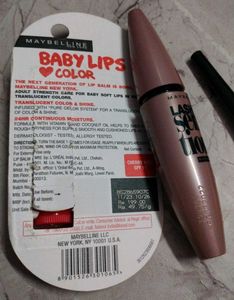 Eyeliner &amp; Mascara &amp; Lipbalm