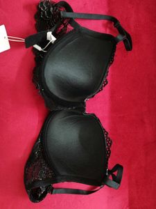 New Embroidery Black Bra By Urbanic