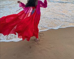 Red Beach Cover-Up