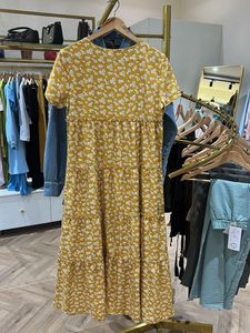 Floral Tiered Midi Dress