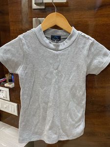 Grey Marl Fitted Top