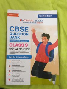 CBSE Class 9 Social Science Oswaal – 2025 Edition