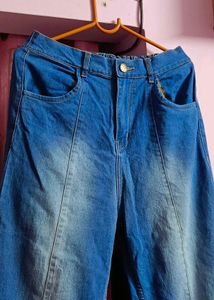 Women Stunning Blue  Stretchable Fade Jeans