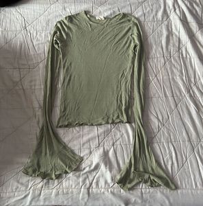 Zara Bell Sleeves Bodycon Top