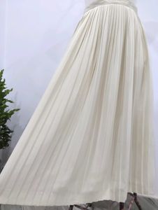 Pleated Midi Skirt