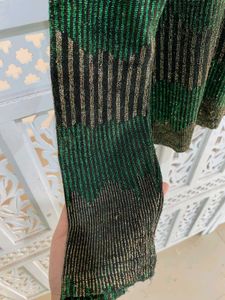 Metallic Forest Glam Top B