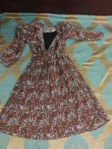 A beautiful tiger print dress