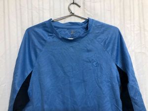 5 star Blue Long Sleeve T Shirt
