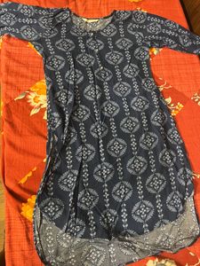 Beautiful Navy Blue Kurta