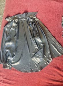 Zara Metallic  Blue Over Shirt