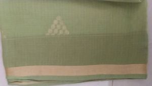 Green Saree (No Blouse)