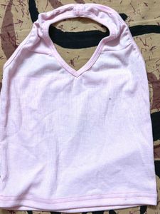 Cute Pink Halter Top