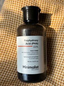 Minimalist PHA Toner