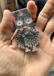 Black Metal Earrings