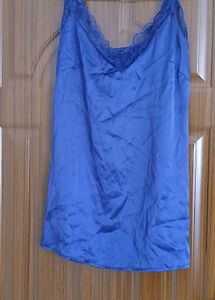 Silky Blue Camisole Top