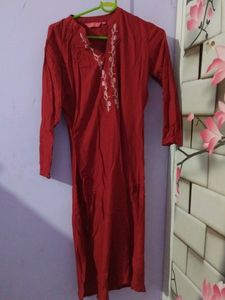 Red Kurta
