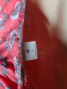 Elegant Red Printed Kurta Set