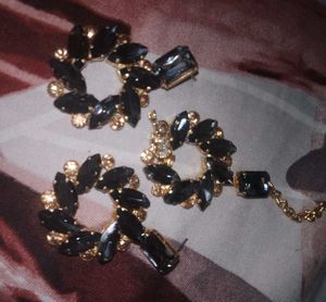 Jewelry Set: Earrings, Ring, Necklace, Pendant