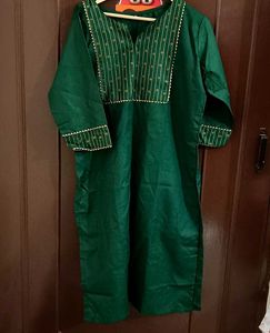 Bottle Green Suit Set