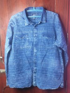 Striped Denim Shirt