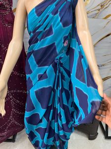 PUNAM SAREE WITH PRINTED BLOUSE
