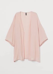 H&M Open Front Peach Jacket Lightweight