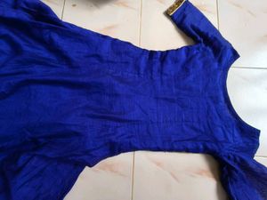 Elegant Blue Ethnic Gown