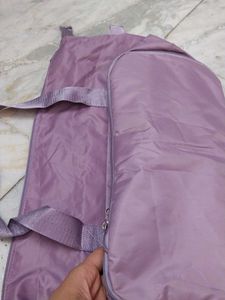 Lilac Foldable Travel Duffel Bag