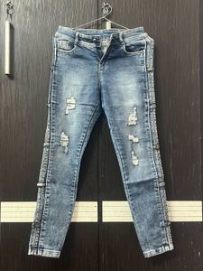 Distressed Denim Jeans