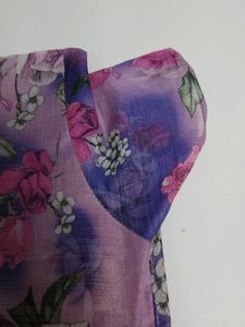 Floral Print purple Top