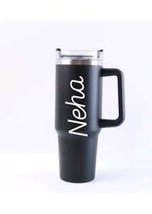 Customize Your Own Matte Black Insulated Mug