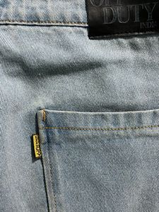 Light Wash Cargo Jeans