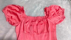 ✅ URBANIC Brand New Pink Off-Shoulder Midi Dress✅