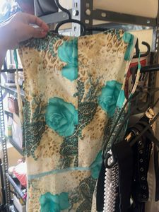 Floral Print V-Neck Dress