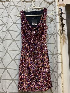 mini sequins ZARA party dress