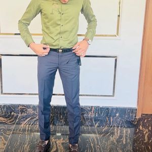 Men's Green Long Sleeve Shirt