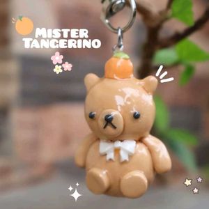 Tangerine 🍊 Capybara/ Bear Keycharms