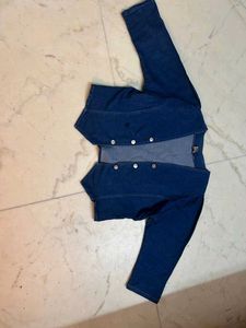Denim Cropped Jacket