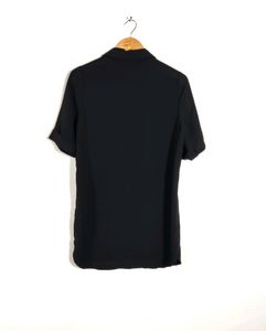 Black Plain Tshirt Dress (Women)