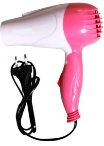 Cute Pink & White Hair Dryer