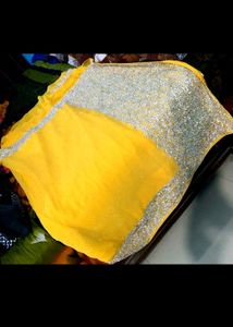 Beautiful full hand work heavy saree