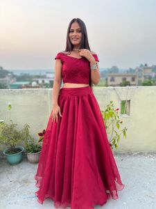 Red Lehenga Choli Set