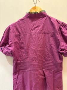 Vintage Lace Trim Strachable Top